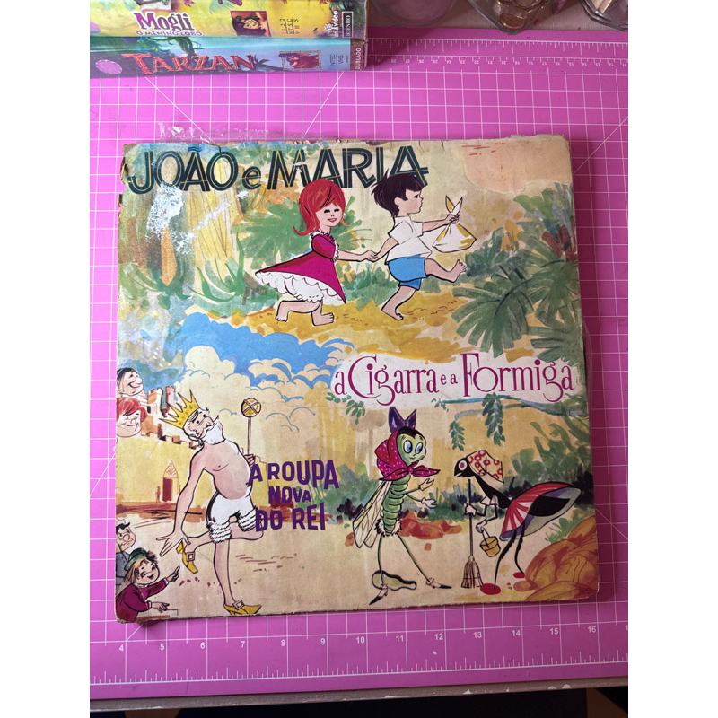 disco infantil antigo joao e maria cigarra formiga a roupa nova do rei historias