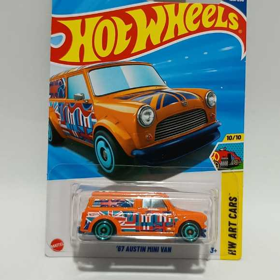 Hot Wheels 67 Austin Mini Van HW ART CARS 10/10 MATTEL