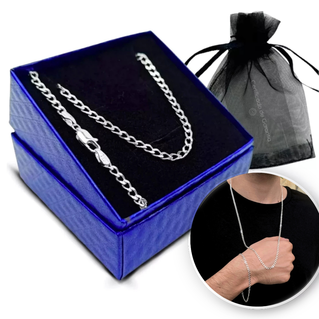 Corrente Prata Escama de Peixe: Onde Comprar | BuscaProdutos