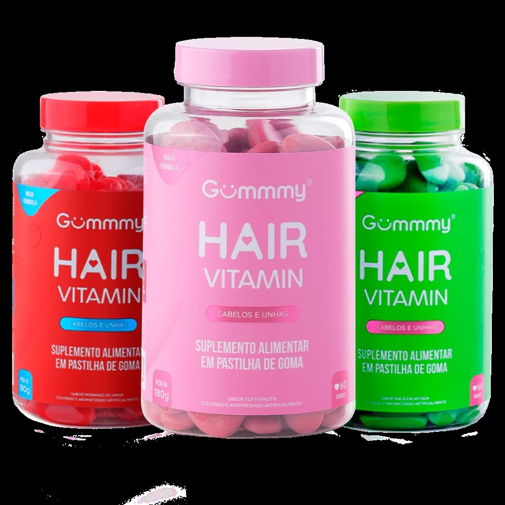 GUMMY ORIGINAL - SUPLEMENTO VITAMINA PARA CABELO E UNHAS EM GOMA