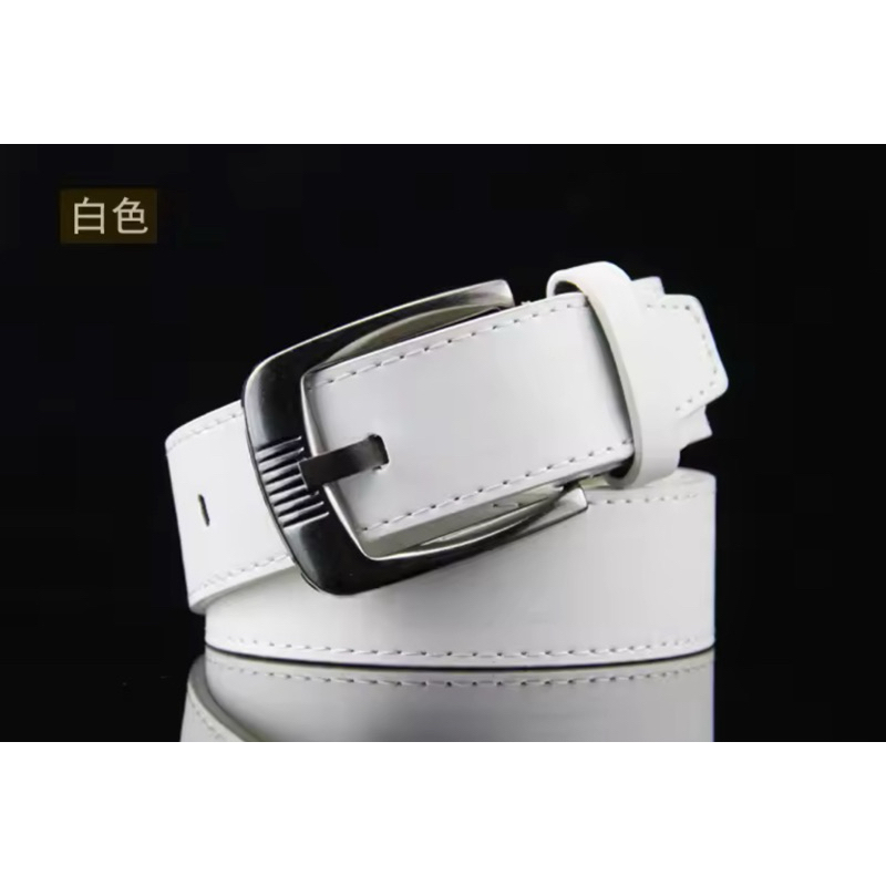 Cinto Social Branco Dupla Face Masculino Com Regulagem
