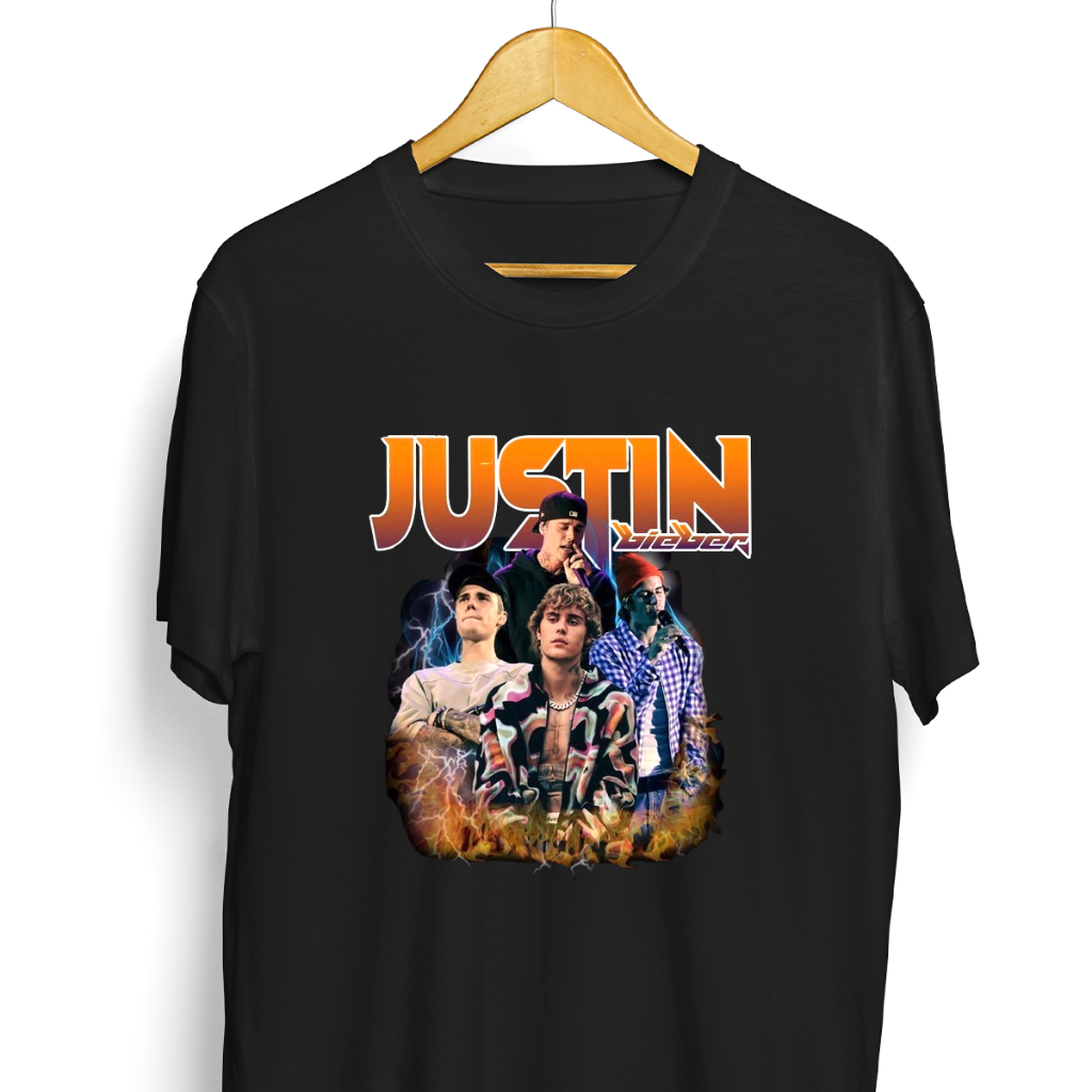 Camiseta Justin Bieber Personalizada Cantor Internacional Personalizada