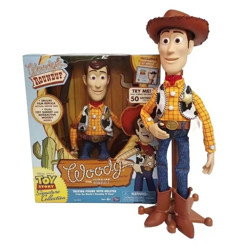 Boneco Xerife Woody de pano Toy Story NOVO LACRADO amigo do buzz jessie slinky desenho disney mineiro rex bala no alvo
