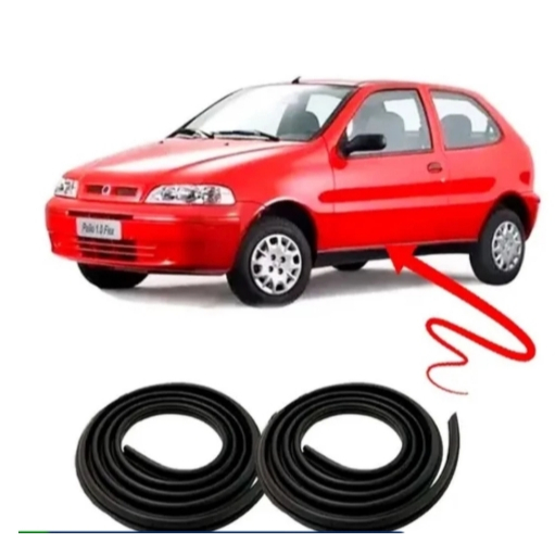 Borracha porta Fiat Palio Strada Siena Weekend 2 Portas G1 G2 G3 G4 1996 a 2014 - Unidade
