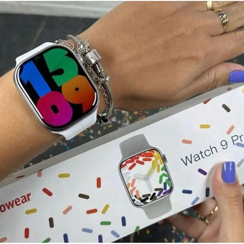 Smartwatch W29 Pro Serie 9 Ilha Dinamica Nfc Bussola Armazena Arquivo foto musica
