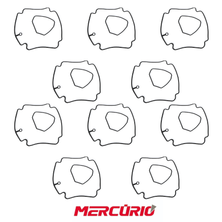 Kits com 10 Guarnições da Tampa Lateral e Cabeçote - CG 160/Titan 160/Bros 160. em Oferta na Shopee