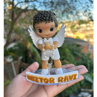 Mini Topo Personalizado em Biscuit Batismo Batizado em Oferta na Shopee