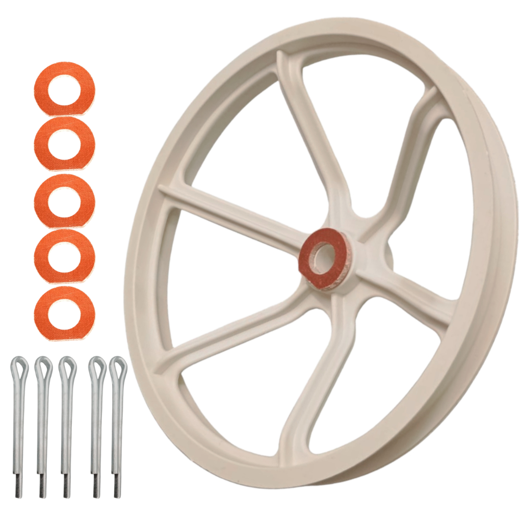 POLIA DO AGITADOR BATEDOR + 5 CUPILHA + 5 CELERON TANQUINHO COLORMAQ LCT 4,5KG 7KG