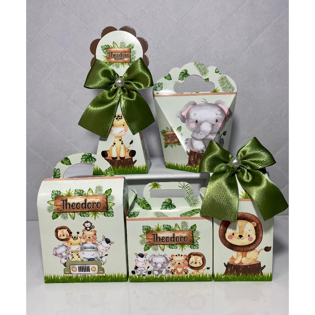Personalizados Para Festa Safari Menino Kit Para Festas (PEGUE MONTE) em Oferta na Shopee