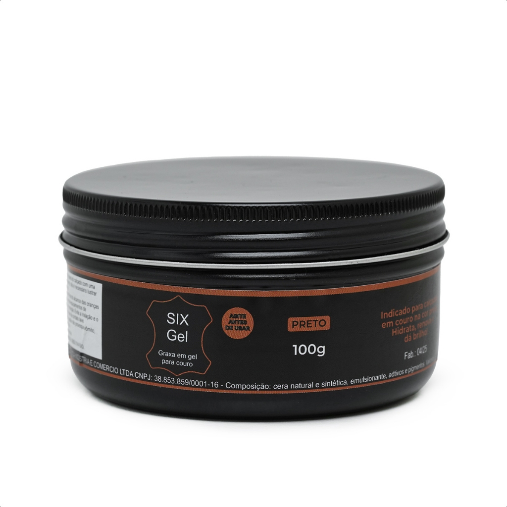 Graxa Pomada Renovador Hidratante Profissional 100 gr Bota Coturno Calçados Militar Couro