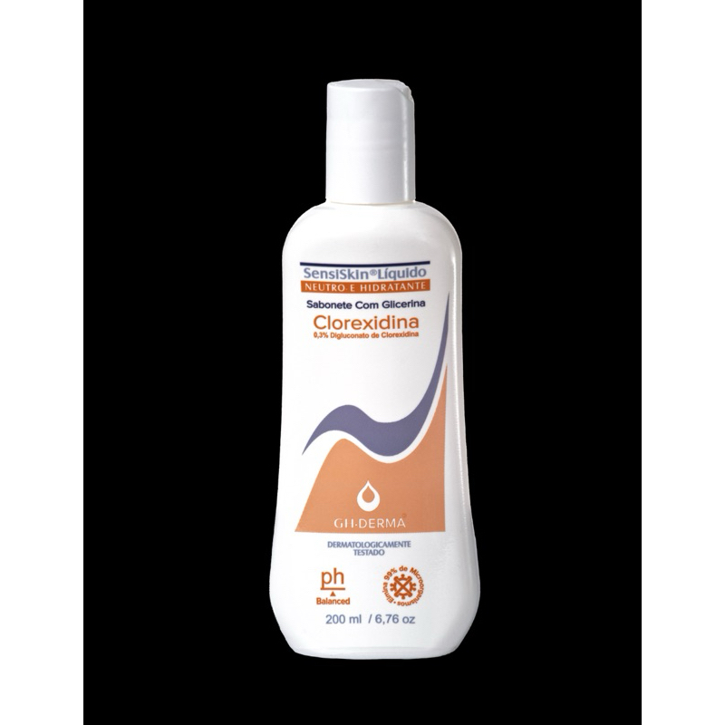 Sabonete Líquido SensiSkin Clorexidina 0,3% 200ml - GHDERMA
