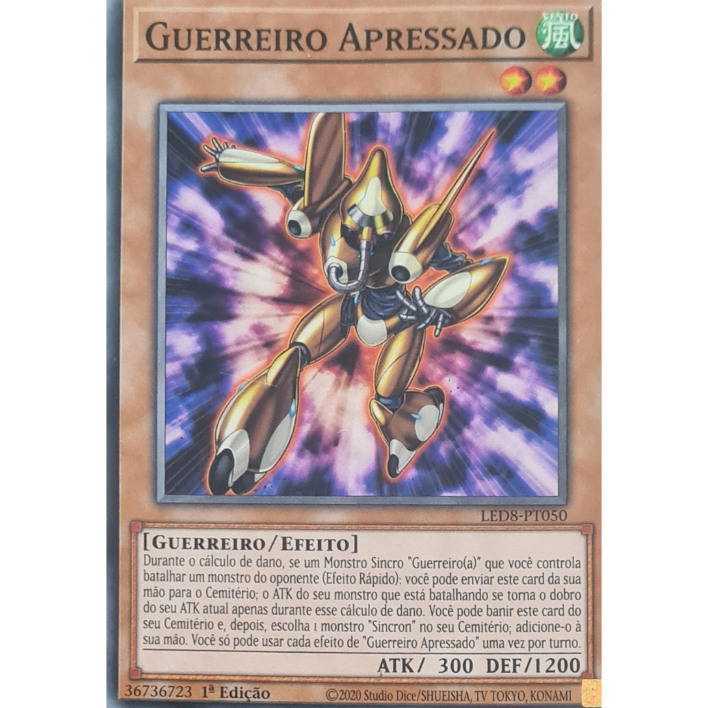 LOBO TABERNA - GUERREIRO APRESSADO 1ª EDIÇÃO LED8 - PT050