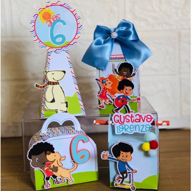 Kit Festa 3 palavrinhas | Lembrancinhas | Festa infantil | Aniversário | Personalizados