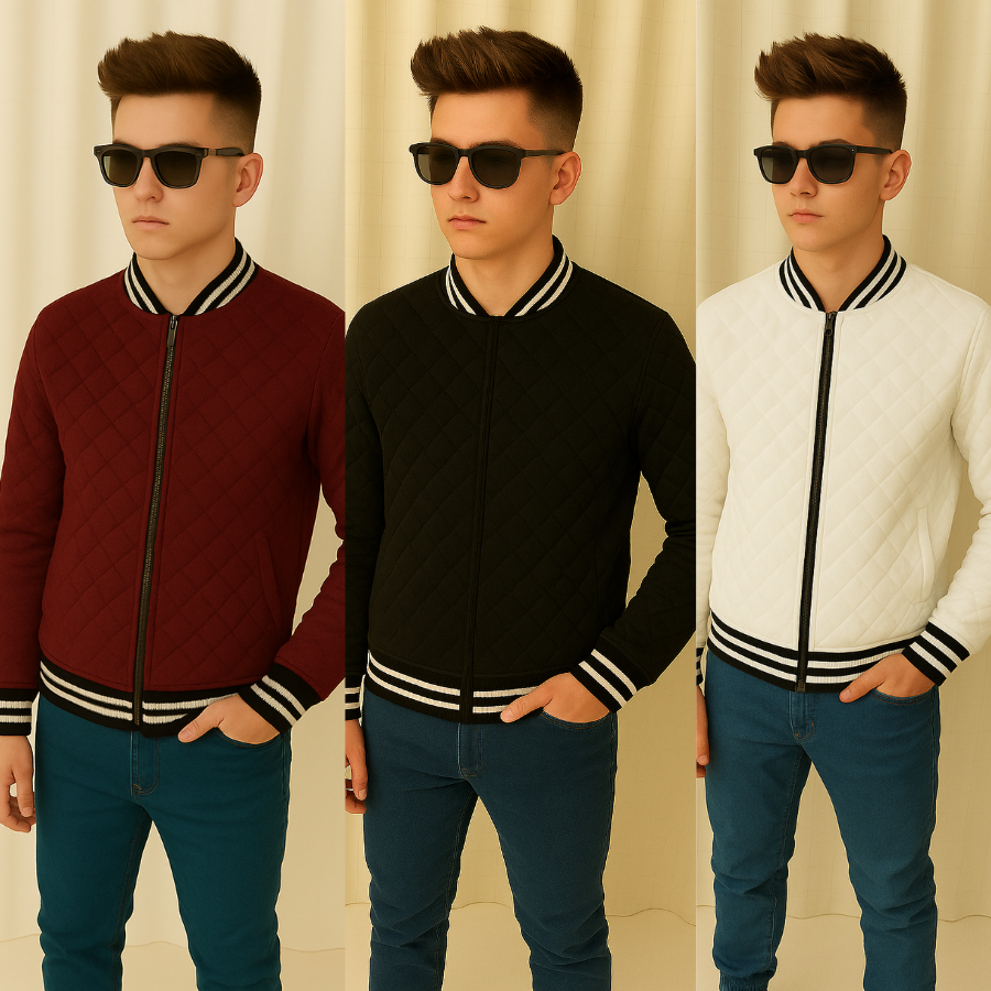 Jaqueta Infantil Juvenil Menino Premium Blusa de frio 2 ao 16 anos jaqueta Bomber masculina Juvenil