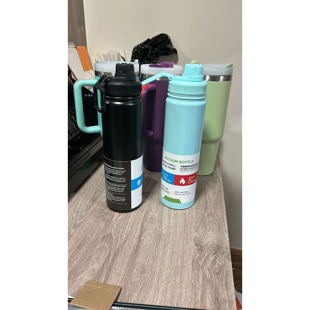 Personalizados 3 copões 1200ml e 2 garrafas termicas 800 mL personalizadas