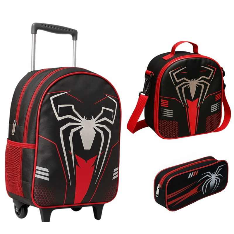Mochila Infantil de Rodinha Homem Aranha: Onde Comprar | BuscaProdutos