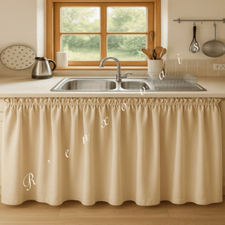 Cortina Pia Cozinha Decoração 2,10x80 Sem Ilhós Passante em Oferta na Shopee