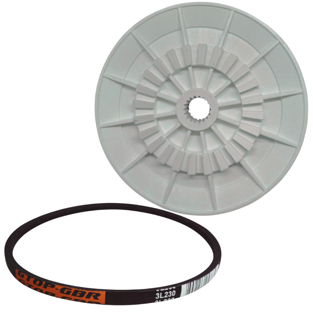POLIA MECANISMO CORREIA 3L 230 LAVADORA COLORMAQ LCA 11KG 12KG 15KG