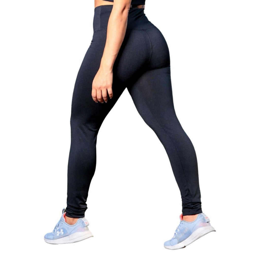Legging Fitness Feminina Flanelada Peluciada Reforçada Forrada