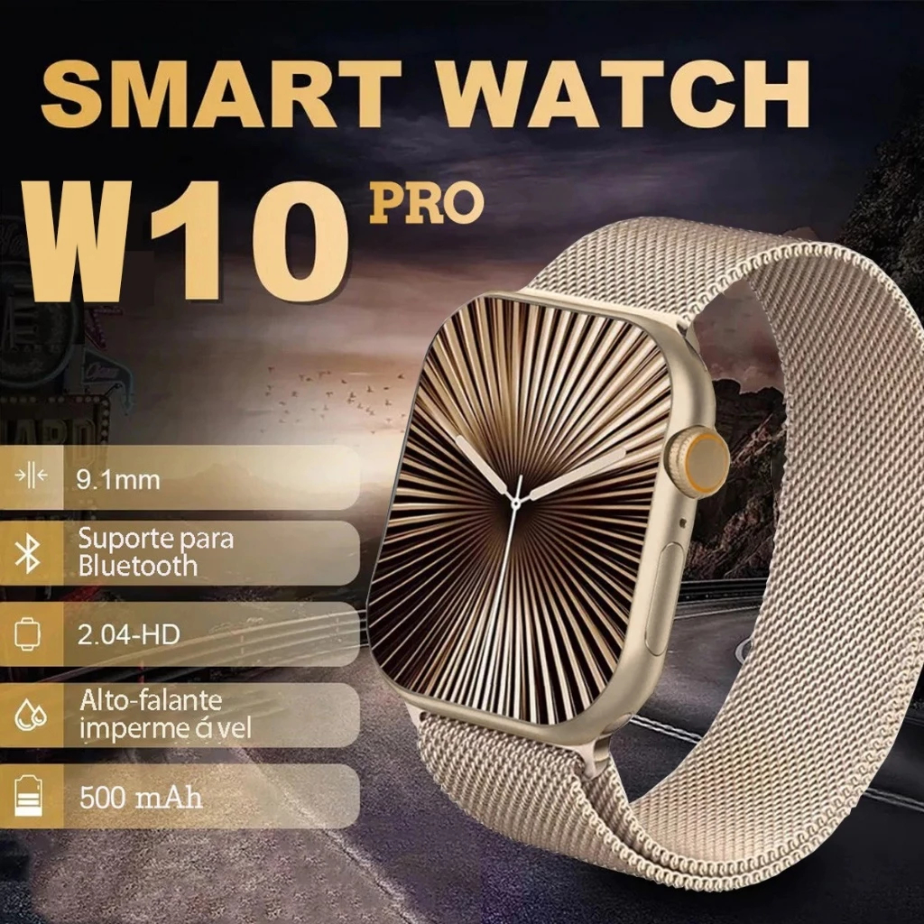 2025 smartwatch 10 pro Carregamento sem fio relógio inteligente 2.02 inches Série 9 Bluetooth Call