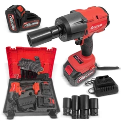 Parafusadeira Furadeira e Chave De Impacto 68v 02 Baterias Sem Fio 4 Soquetes Com Maleta Profissional 1000NM