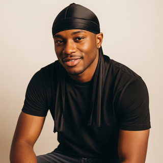 Durag Silky Original para Waves Naturais Touca Bandana Ajustável | Proteção Capilar Antifrizz em Oferta na Shopee