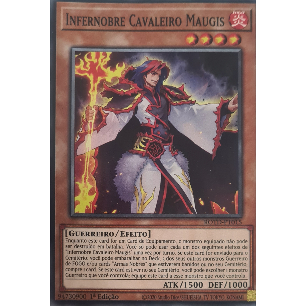 LOBO TABERNA - INFERNOBRE CAVALEIRO MAUGIS 1ª EDIÇÃO ROTD - PT015