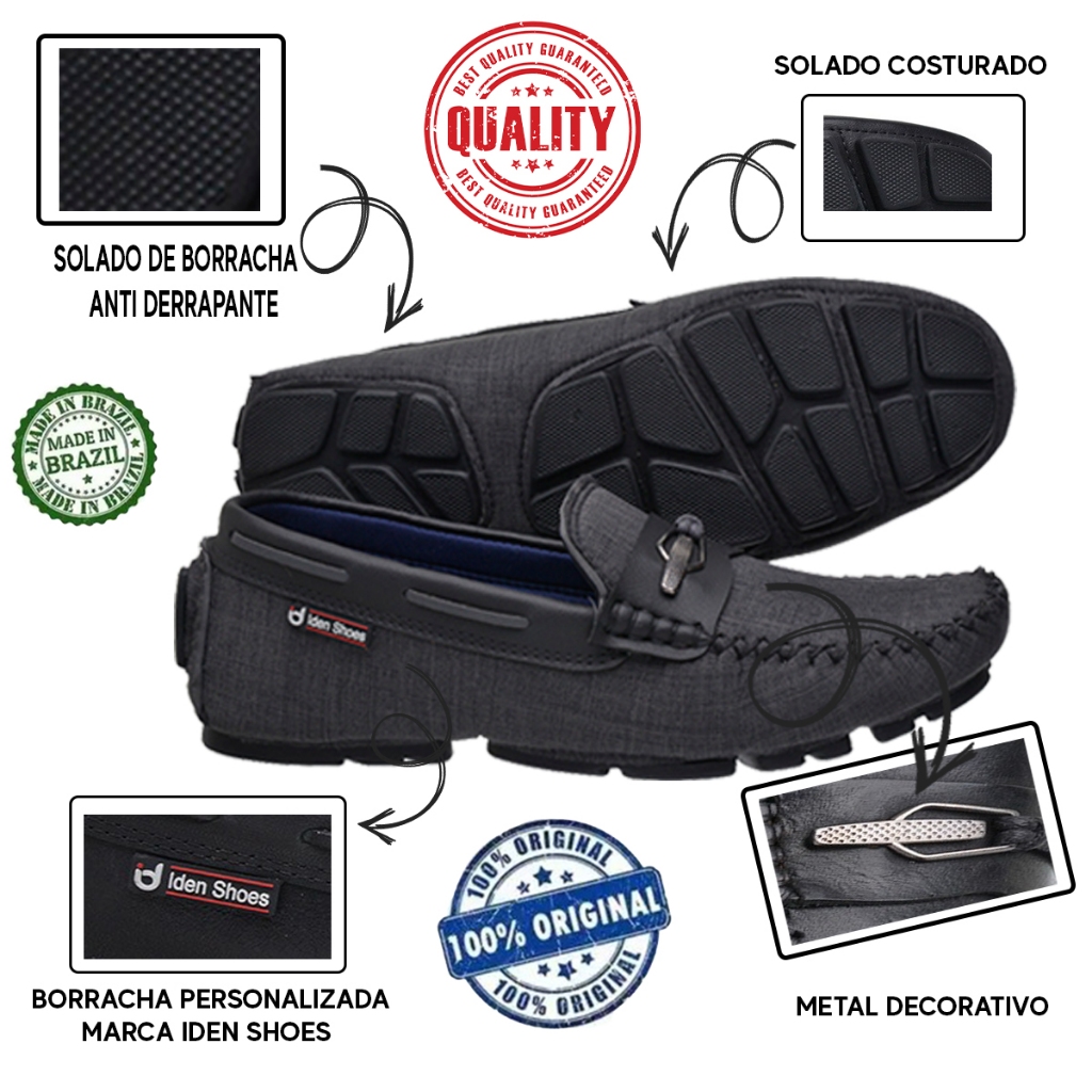 Drive Mocassim Masculino Preto em Oferta na Shopee