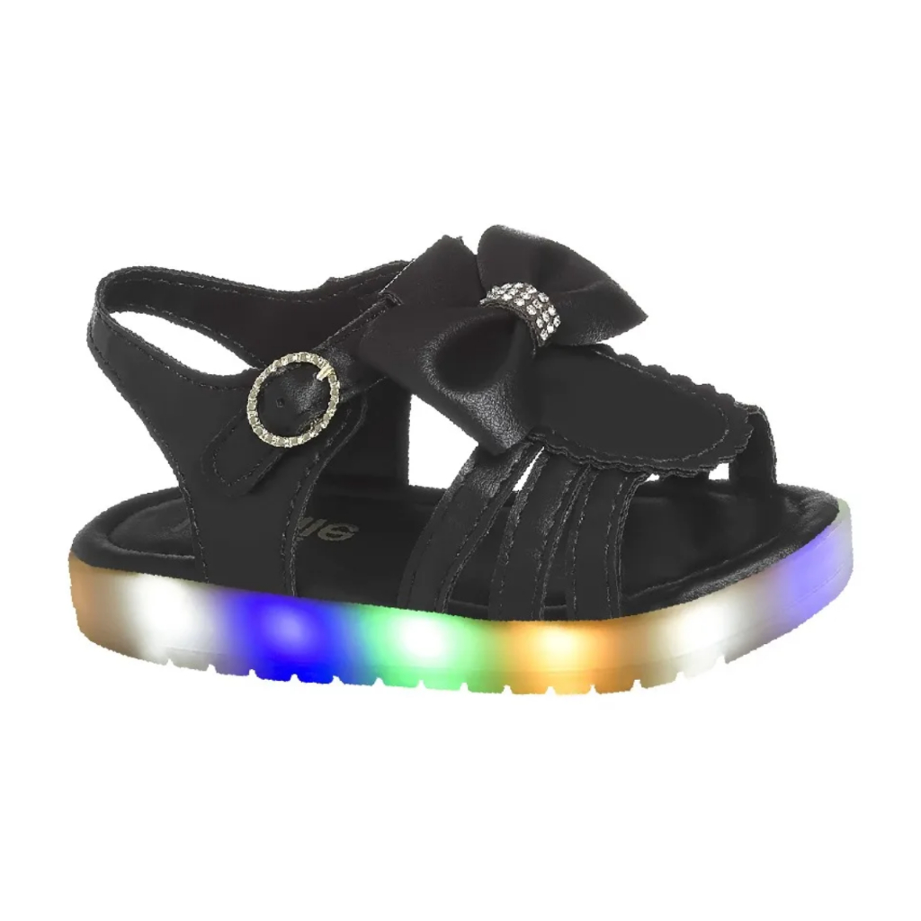 Sandália Bibe Infantil Menina Com Luz Luzinha Led Colorido Confortável em Oferta na Shopee
