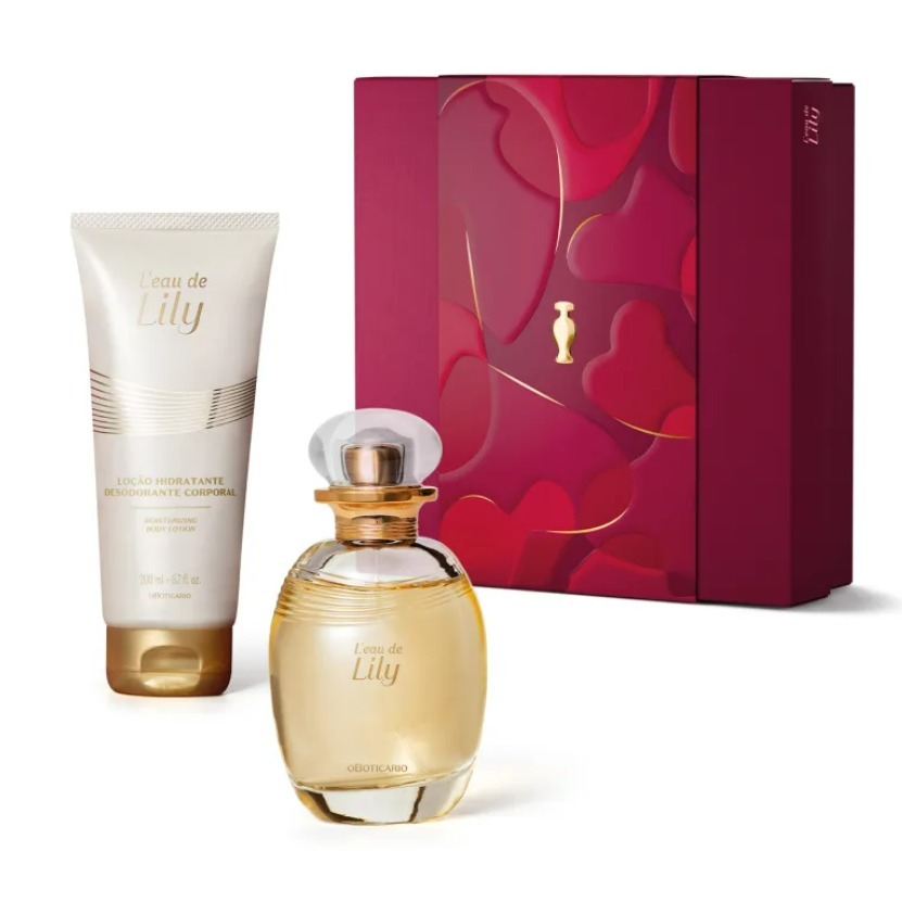 Kit Presente Feminino L'eau de Lily (2 itens) O Boticário - Edição: Dia dos Namorados