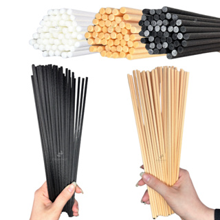 Kit 50 Varetas Fibra Algodão 3mm Aromatizador Ambiente Sala Difusor Perfume Banheiro Decoração em Oferta na Shopee