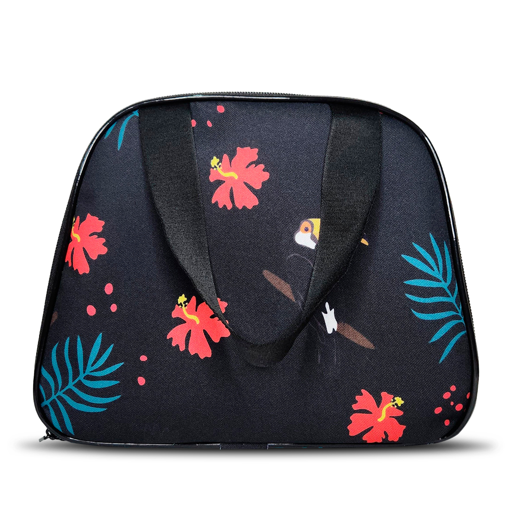 Bolsa de Mão Maleta Com Alça Estampado Média Mala Porta Objetos