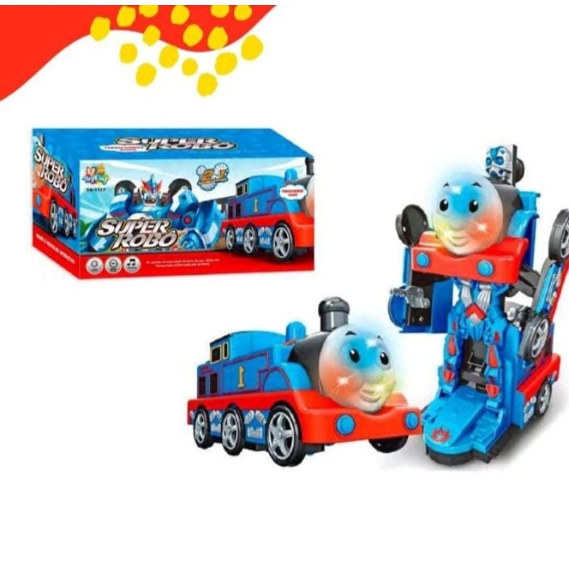 Brinquedo Robo Trem Transform Robot Thomas ESeus Amigos!!!