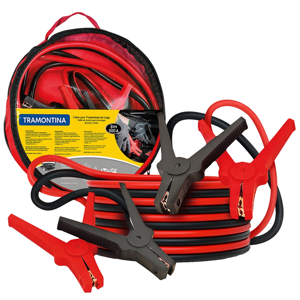 Cabo Chupeta para Bateria 300A Tramontina 3 Metros 43215/003 em Oferta na Shopee