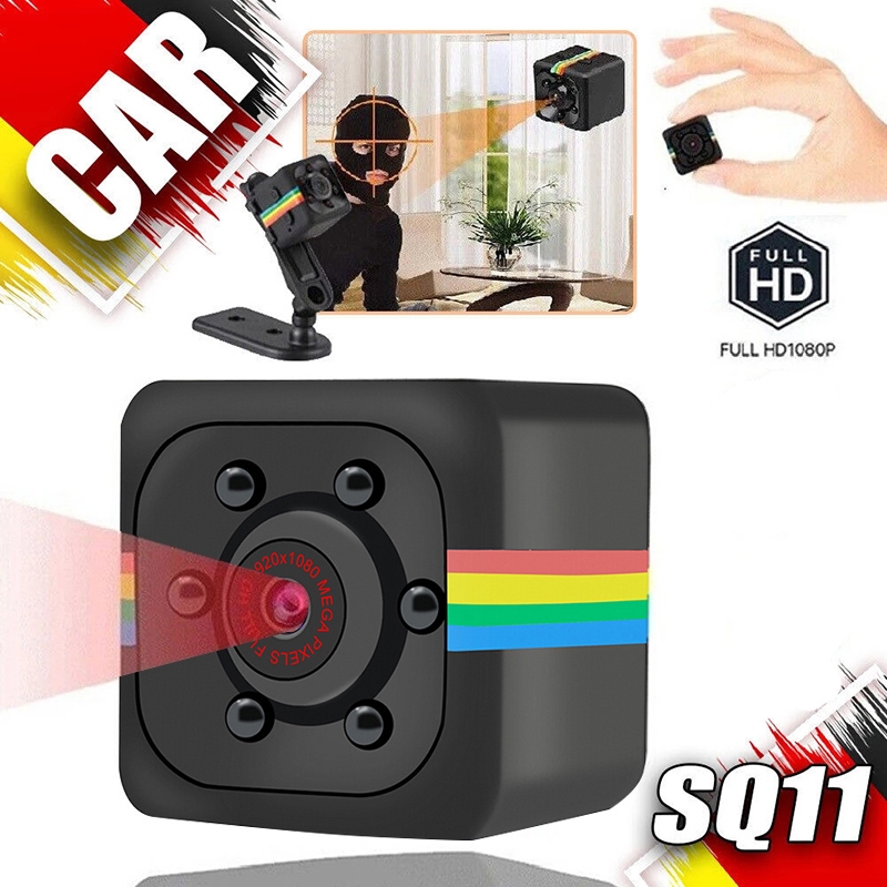 Mini Câmera Full Hd 1080p Luz Com Visão Noturna SQ11 Segurança em Oferta na Shopee