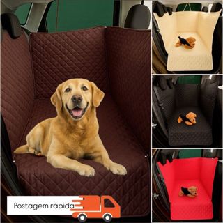 Capa Protetora Para Pets Cachorro Gato Banco De Carro Traseiro Cobre Todo o Banco Com zíper em Oferta na Shopee
