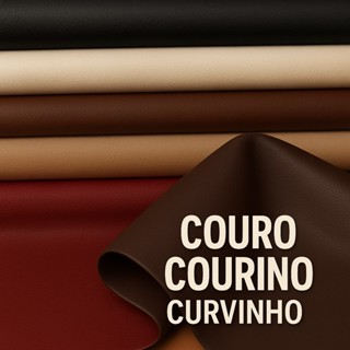 Tecido Couro Corino Curvinho Sintético PVC – 10 a 40 mts - Revestimento de Sofá, Cadeira, Puff, Madeira
