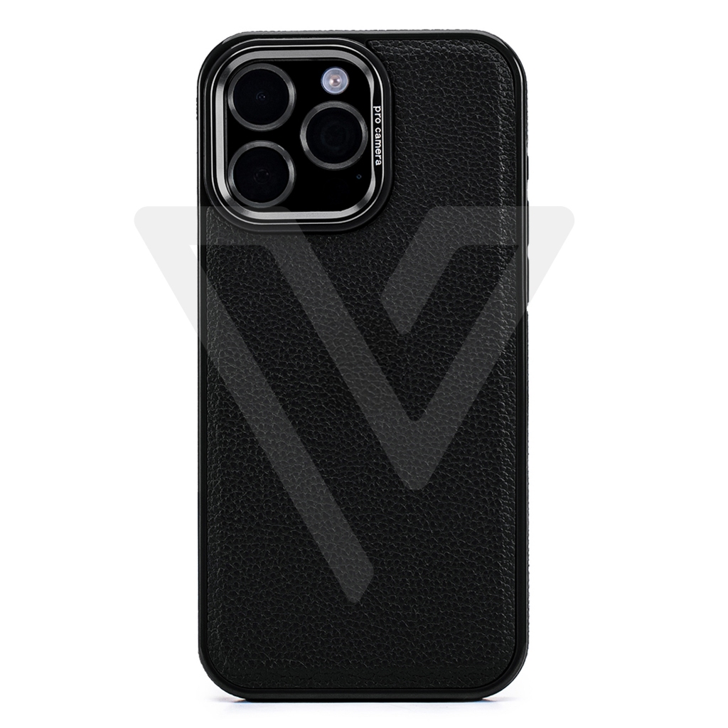 Capa Magsafe de Couro para iPhone 11/12/13/14/15/16 Pro Max com Adsorção Magnética, Antichoque e Protetor de Câmera - detalhe