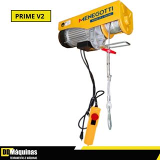 Guincho de Coluna Elétrico Prime V2 300/600 kg 110V 60Hz - Menegotti em Oferta na Shopee