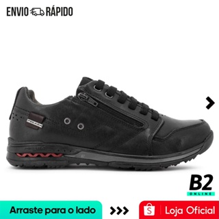 Sapatênis Pegada Gold Casual Com Zíper Masculino Preto Original Com Nota Fiscal e Garantia em Oferta na Shopee