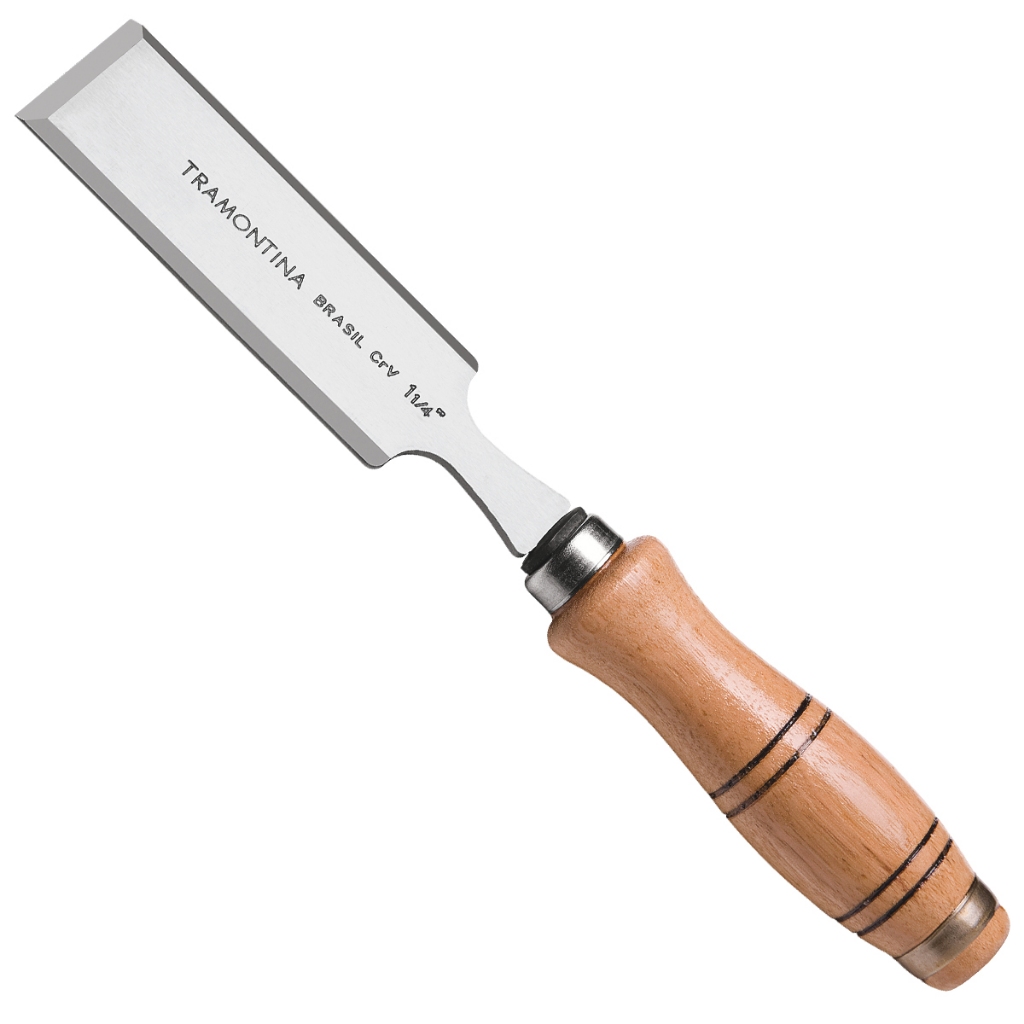Formão Chanfrado 1.1/4" Tramontina Master Cabo de Madeira 43330/108 em Oferta na Shopee