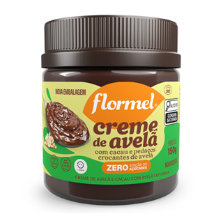Creme de Avelã Flormel Crocante Zero Açúcar 150g em Oferta na Shopee