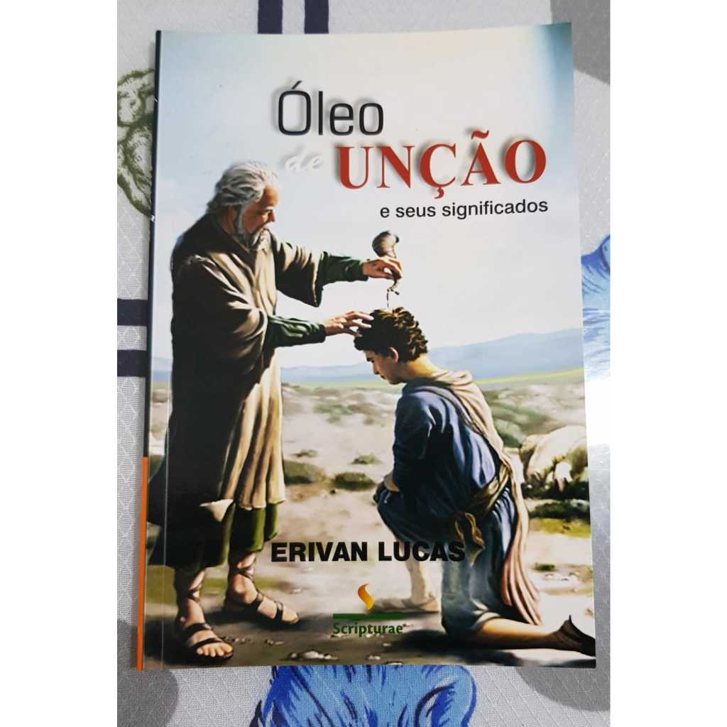 Livro Óleo de Unção e seus significados lembrancinhas evangélicas óleo unção