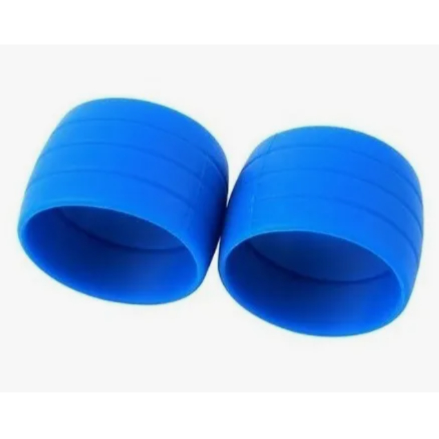 Anel Acabamento Fixação Fita De Guidão Bike Speed Azul.