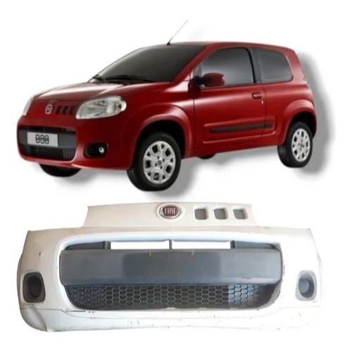 Moldura Parachoque Dianteiro Fiat Uno Vivace 2012 A 2014