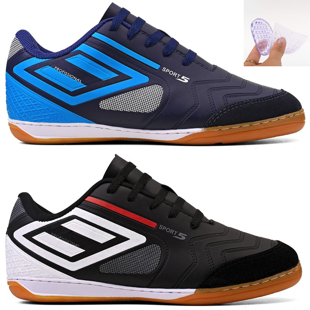 KIT 2 Pares Chuteira Futsal colada e costura PROFISSIONAL Feminina e Masculina oferta única em Oferta na Shopee