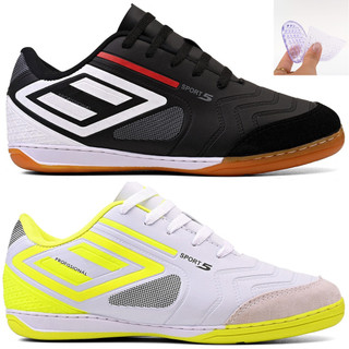 KIT 2 Pares Chuteira Salão Futsal+Palmilha Quadra Feminina masculina colada e costurada Leve macia resistente promoção
