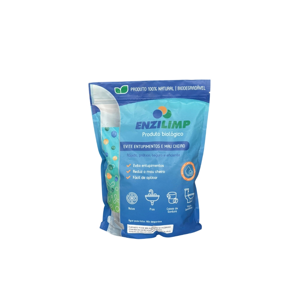 Enzilimp Biodegradador - Limpa Fossa E Caixa Gordura / 500g em Oferta na Shopee
