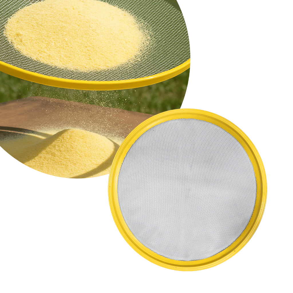 Peneira Fuba Cal 50cm Aro Plastico Chapa Expandida