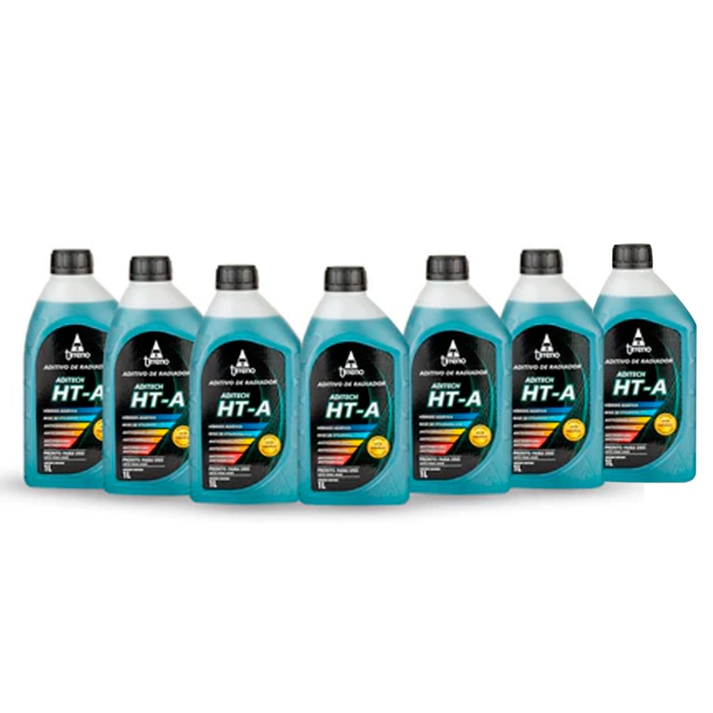 KIT 7 Aditivo Radiador Tirreno Pronto Uso Ht-a Honda Kia Nissan em Oferta na Shopee